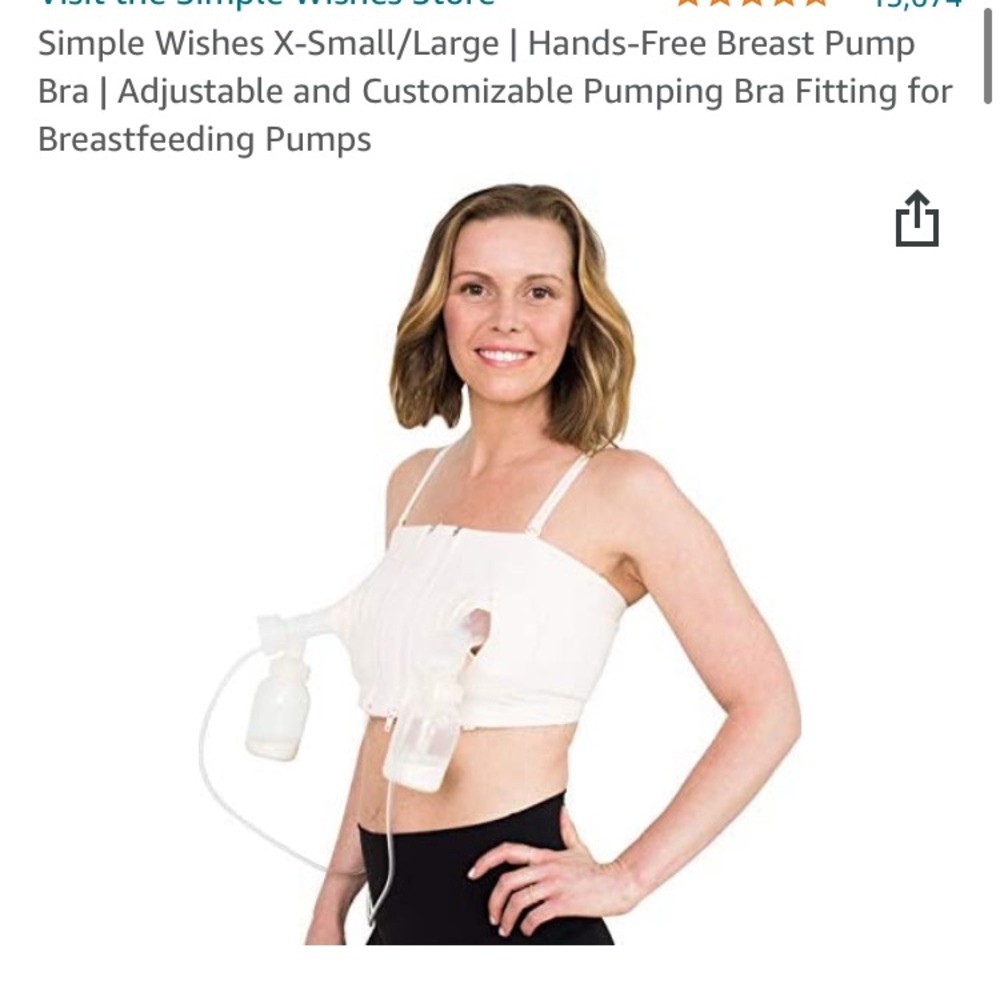 Hands free pumping bra - Simple Wishes XS-L
